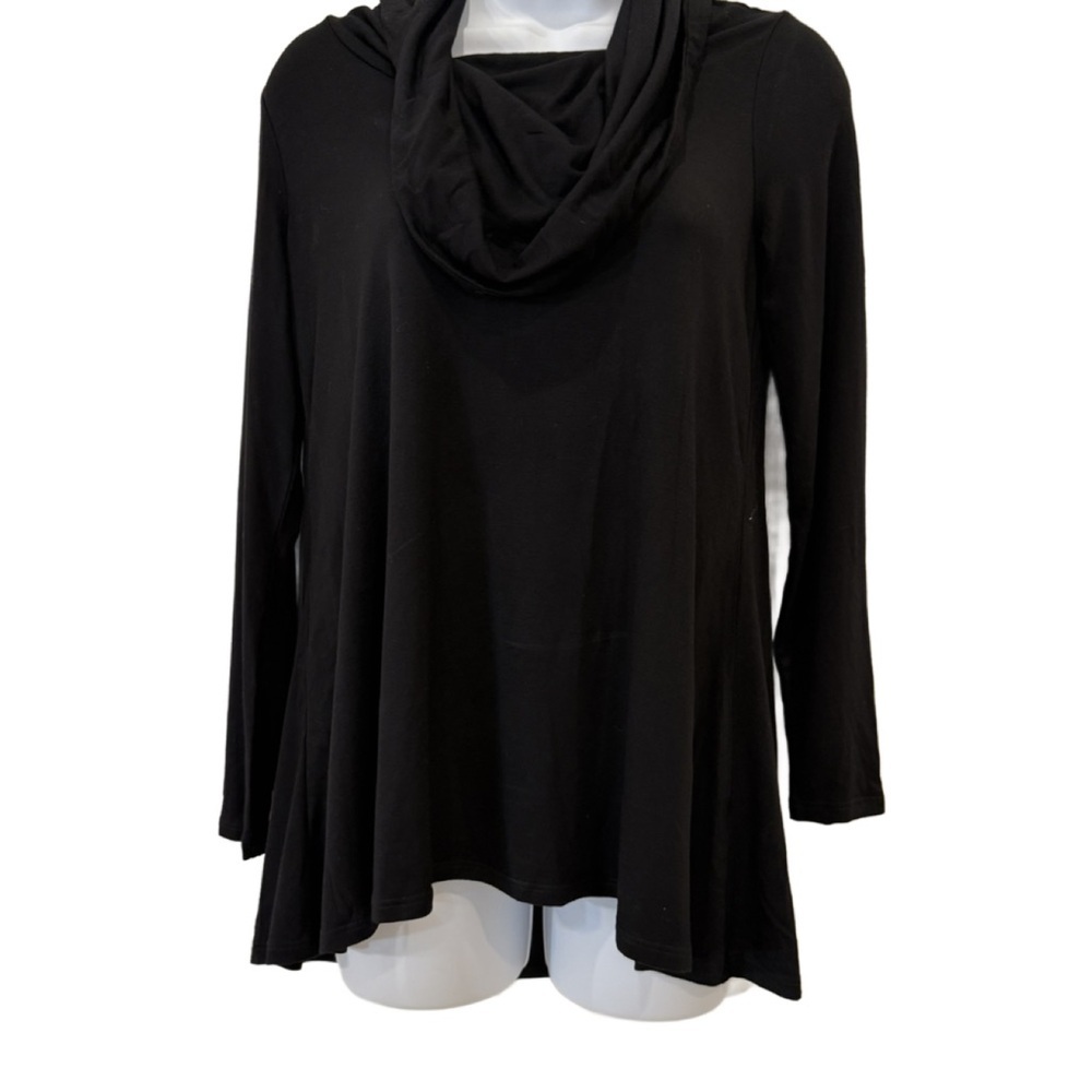 Black Cowl Neck Top for Women by Intro. Newest tag, size PS.